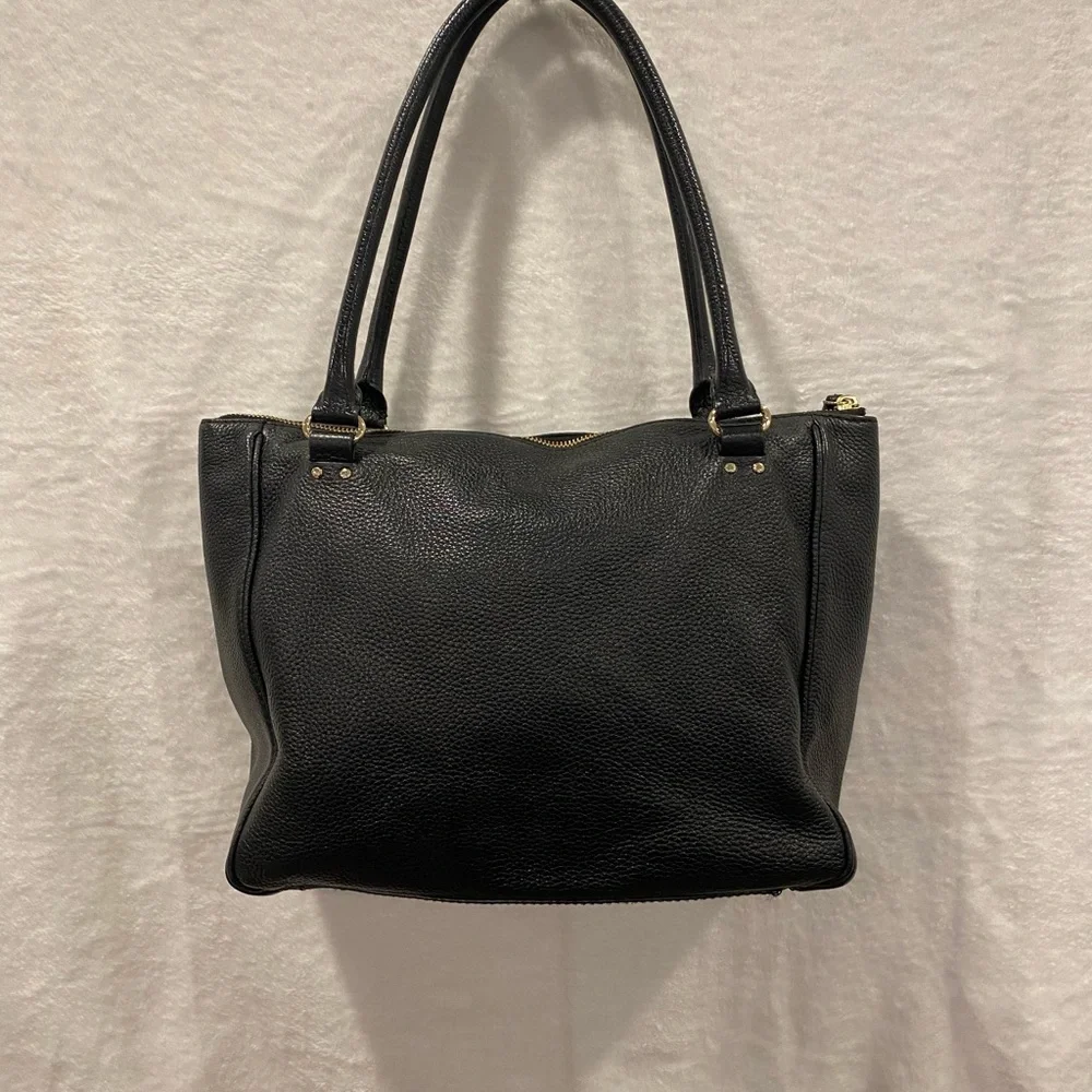 Kate Spade EUC Grant Park Alida Black Leather Tote - Picture 2 of 9